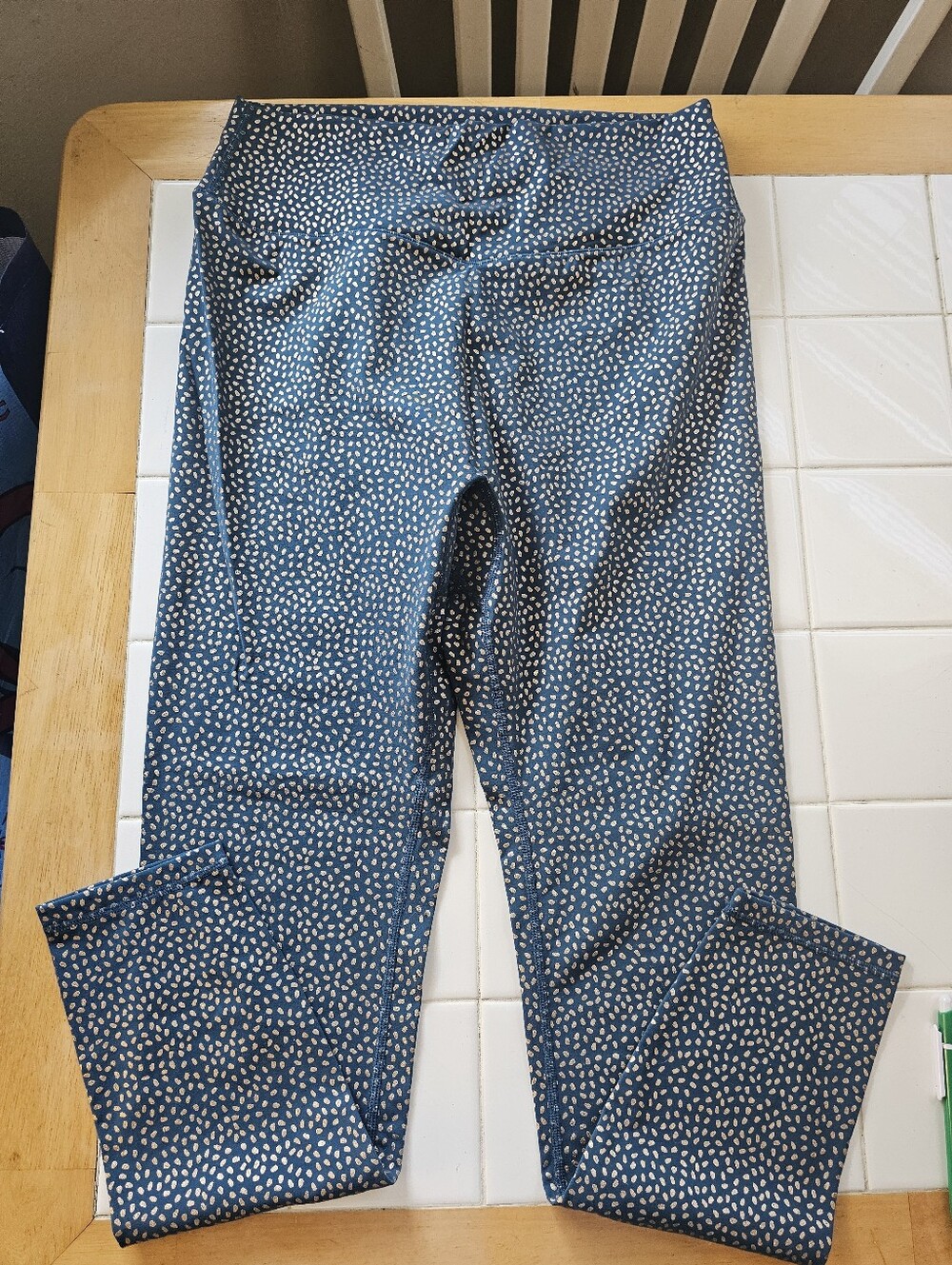 Women's Jade Green With Rose Gold Splash Dots By Buff Bunny Size XL